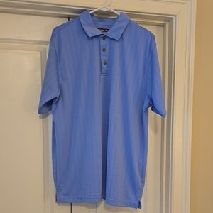 Pebble Beach Blue Polo Shirt Lightweight Sporty NWOT.